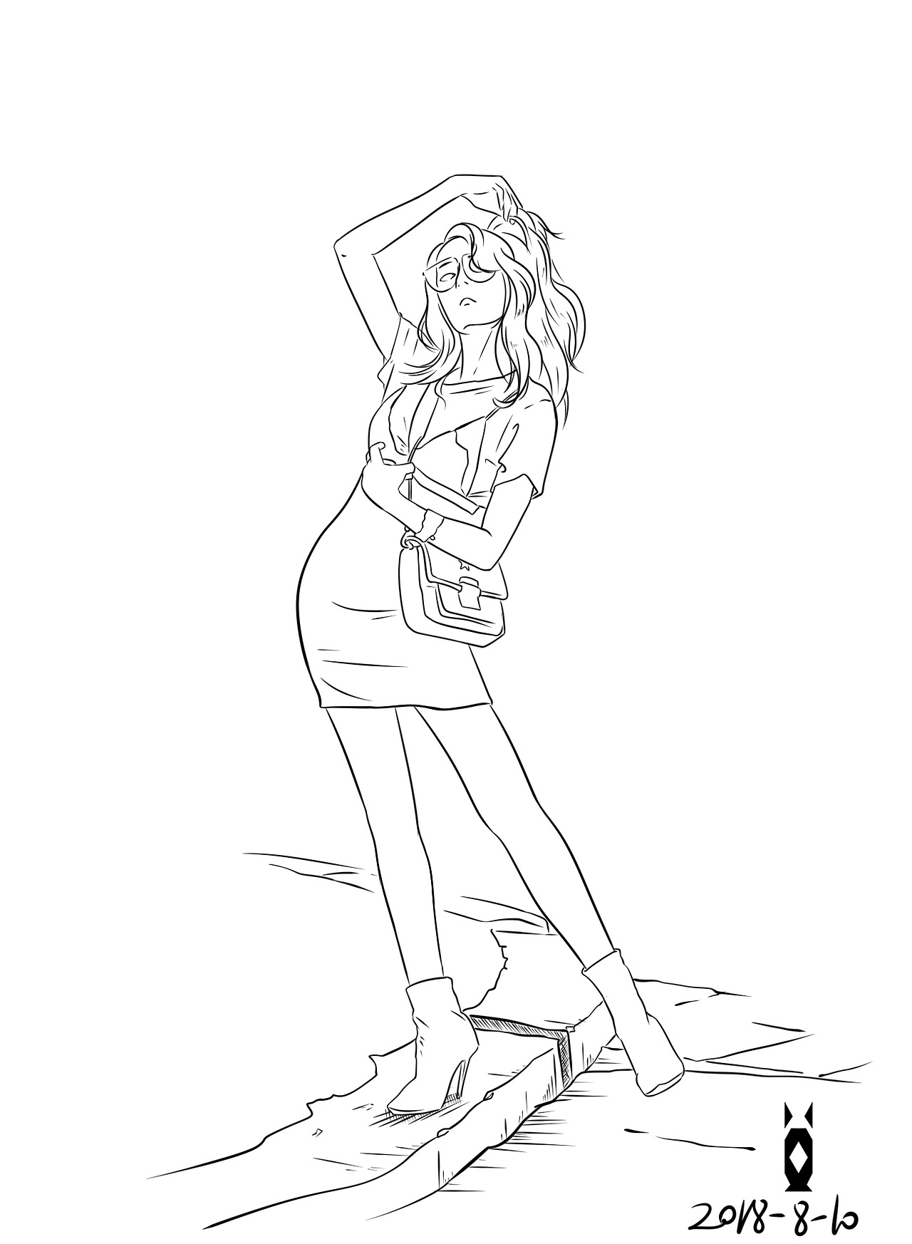 8月份练习（图ZMTI3MTI2ODA4） - 艺术插画 - 站酷设计师九十三与九十三原创素材 - 站酷ZCOOL