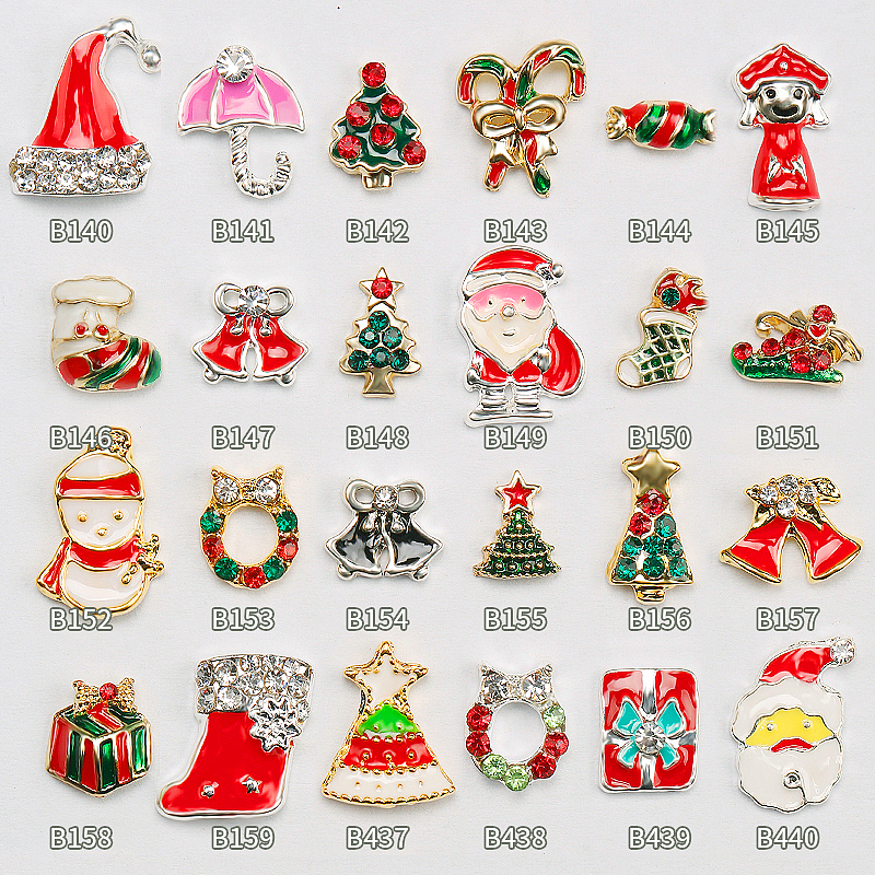 美甲饰品详情(产品拍摄和修图详情排版)