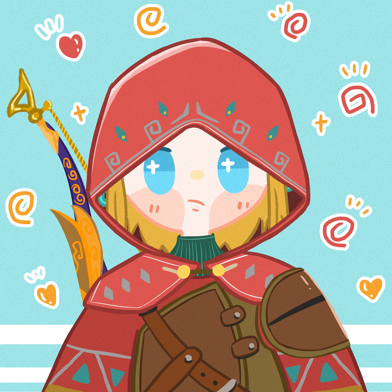 塞尔达q版系列-练习|插画|创作习作|suda氧气瓶 - 原创作品 - 站酷