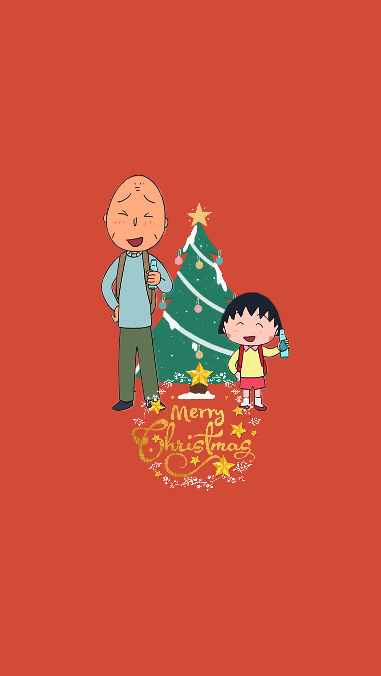 圣诞将至，小丸子说要快乐吖（图ZMTkwNTQ3MzM2） - 其他 - 站酷设计师Wiwe原创素材 - 站酷ZCOOL