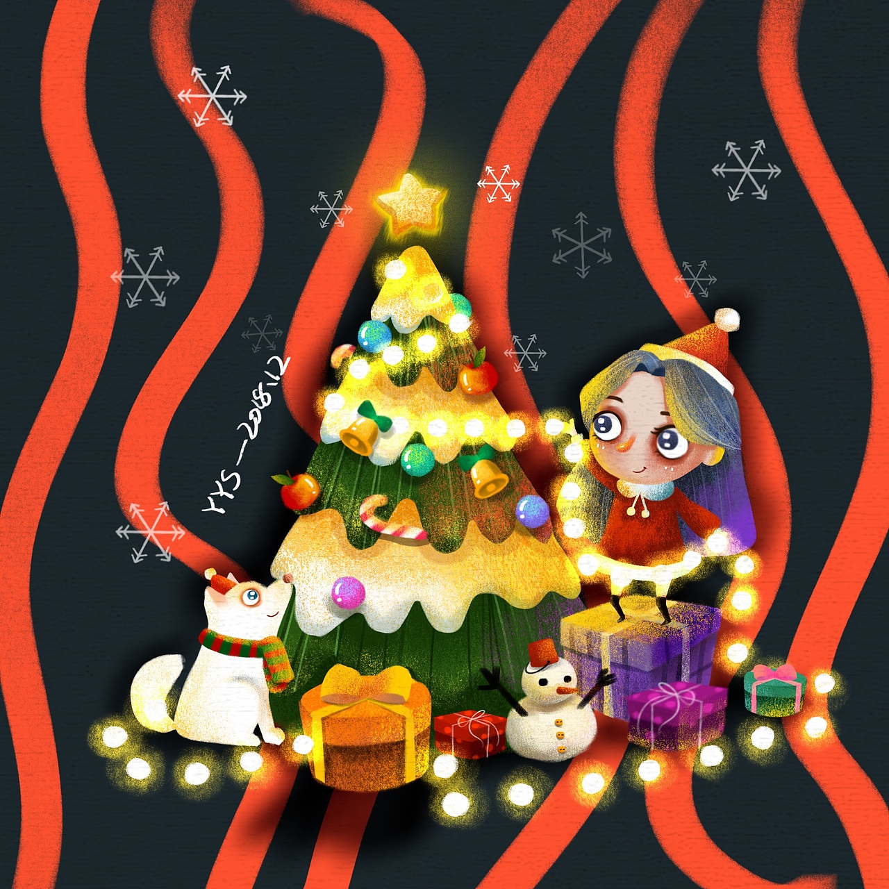 圣诞快乐（图ZMTM3NzUwODcy） - 创作习作 - 站酷设计师yushi6761原创素材 - 站酷ZCOOL