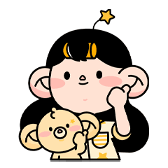 大耳妞IP人物第二彈表情包（图ZMjg3MzQ4MjUy） - 像素画 - 站酷设计师凱麗郭原创素材 - 站酷ZCOOL