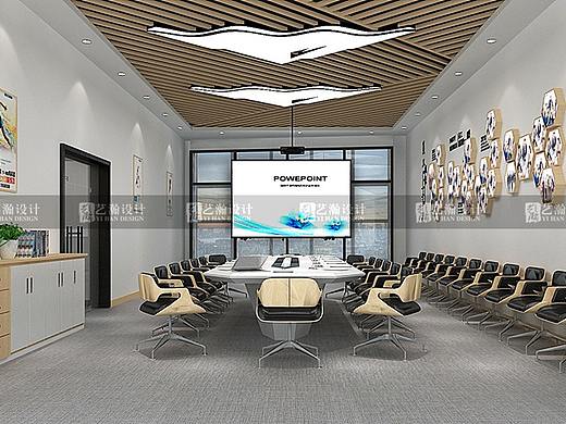 办公室设计前台背景设计经理室设计