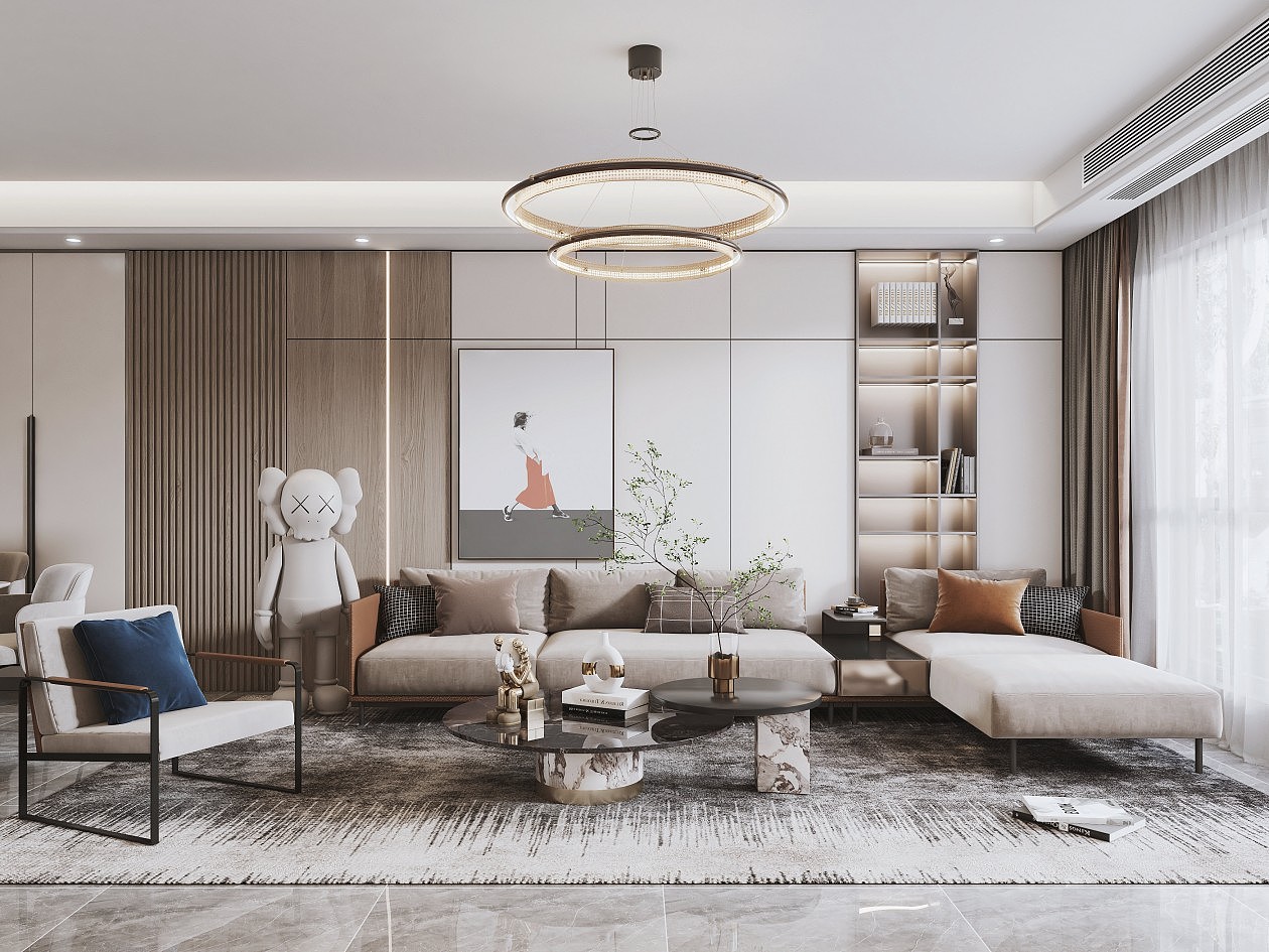 现代家居客餐厅