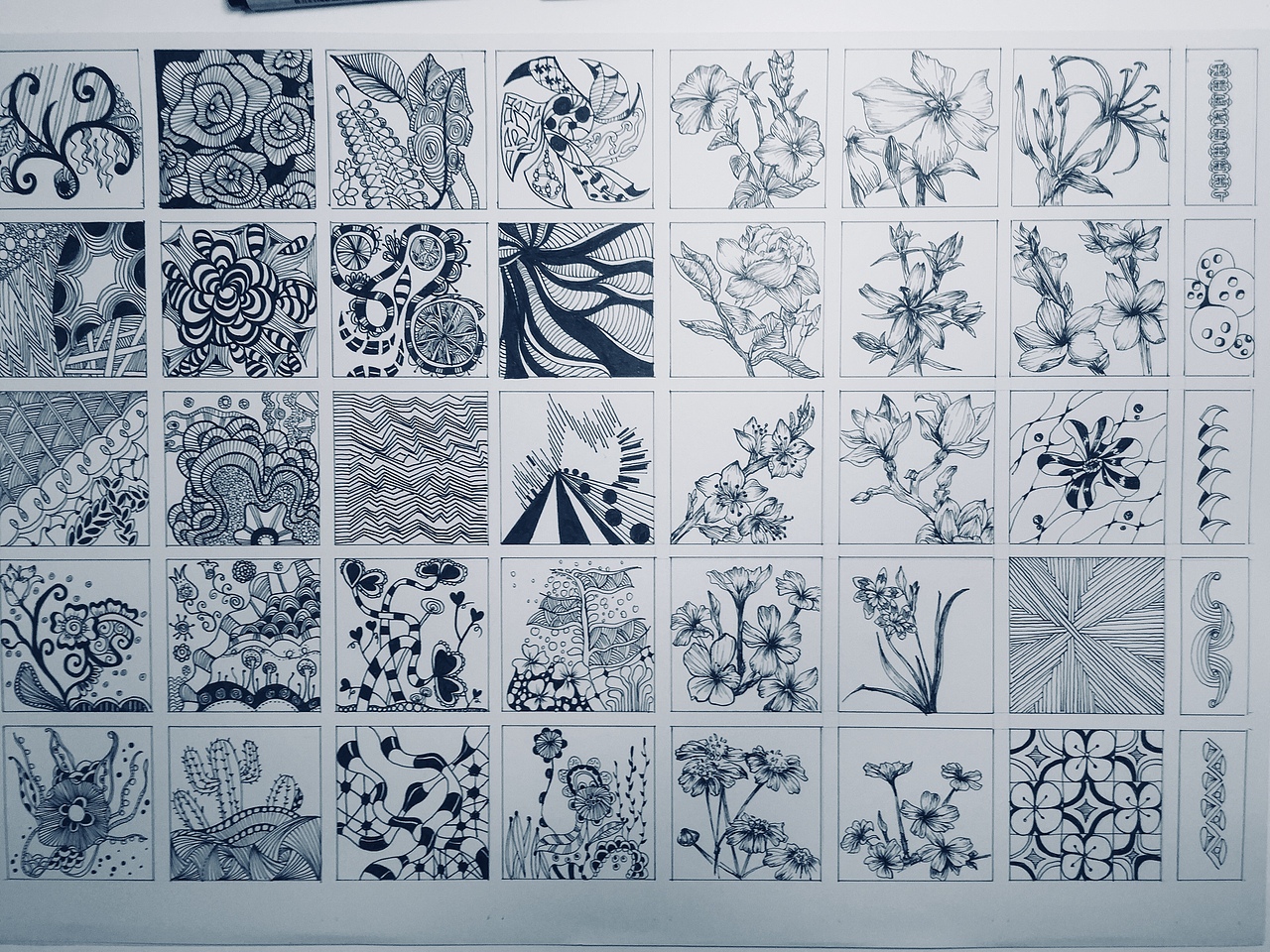 【禅绕画】每周练习_2（图ZMTI3Mzk5NDky） - 艺术插画 - 站酷设计师不二向来是从容的原创素材 - 站酷ZCOOL