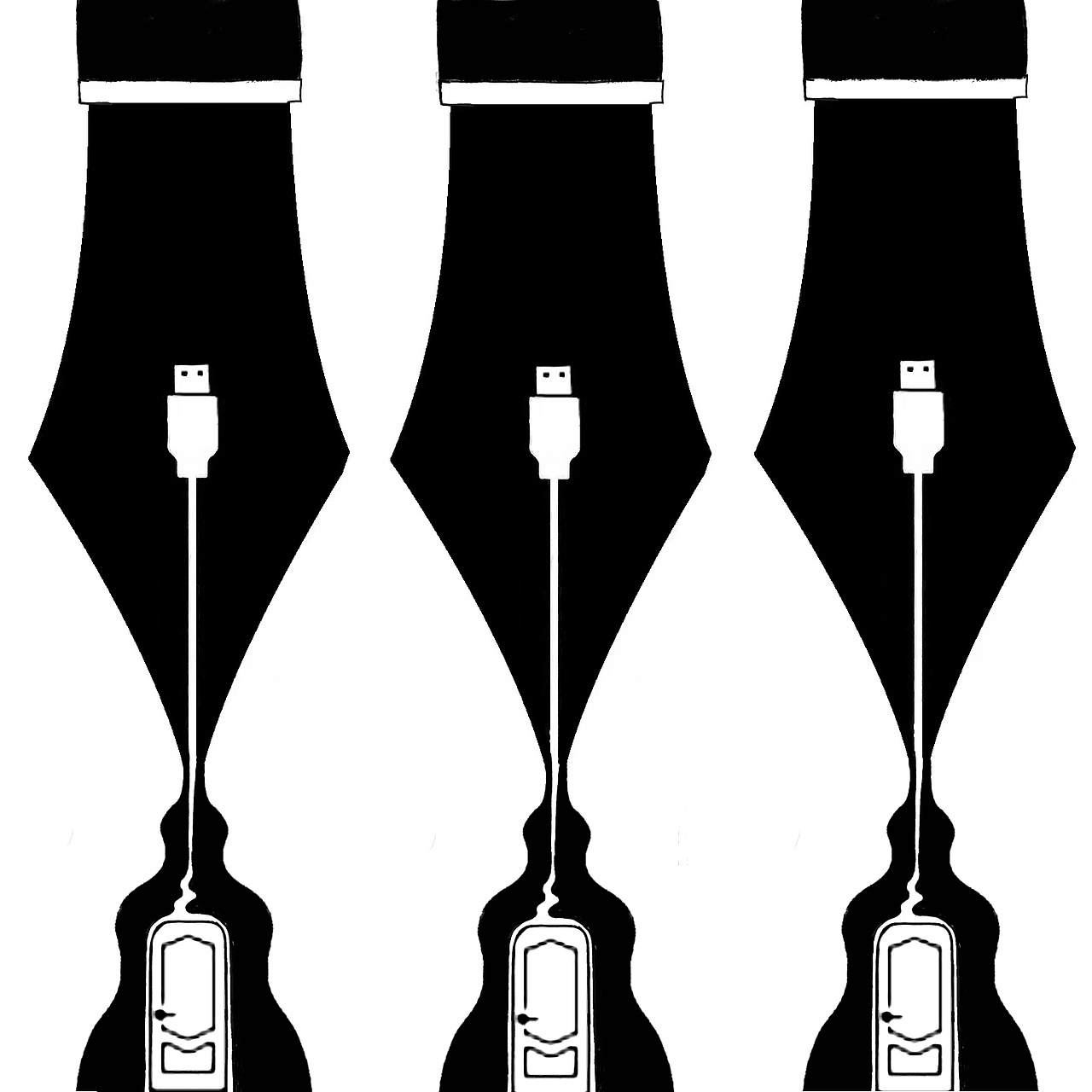 黑白正负形对比