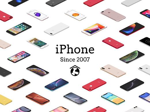 一张图看完iPhone进化史图鉴 | iPhone since 2007 