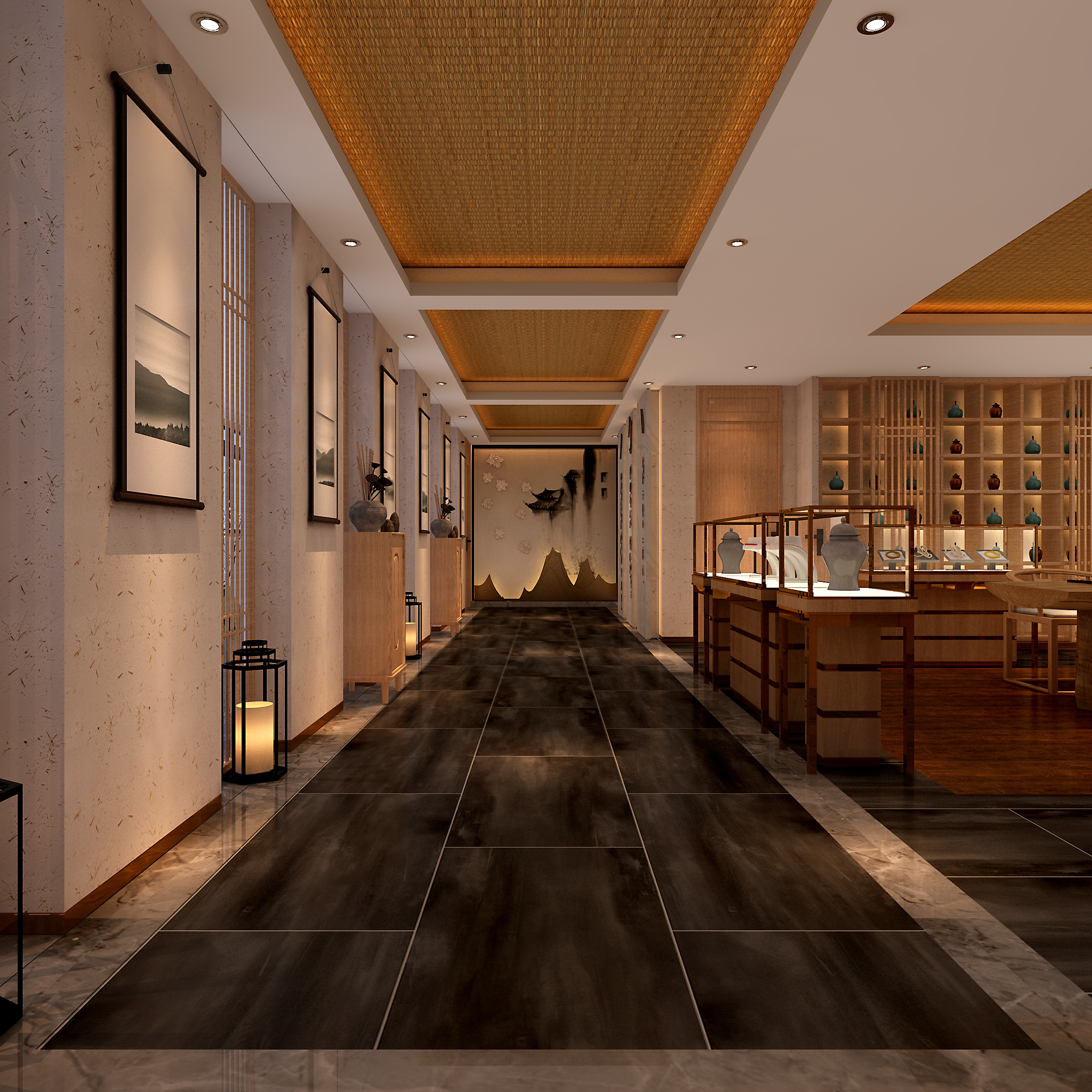 鼎坤室内茶楼设计