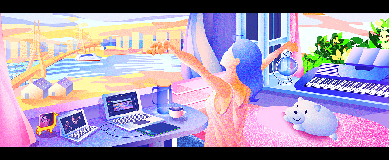 【banner】疫情日记（图ZMjAyNzQ0Mjk2） - 商业插画 - 站酷设计师Rozie子柔原创素材 - 站酷ZCOOL