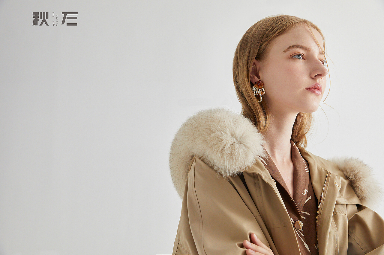 ONE MORE女装拍摄羽绒服拍照棚内拍摄派克服拍照