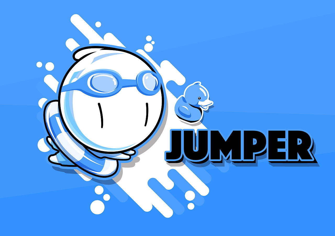 跃动客体育卡通形象设计