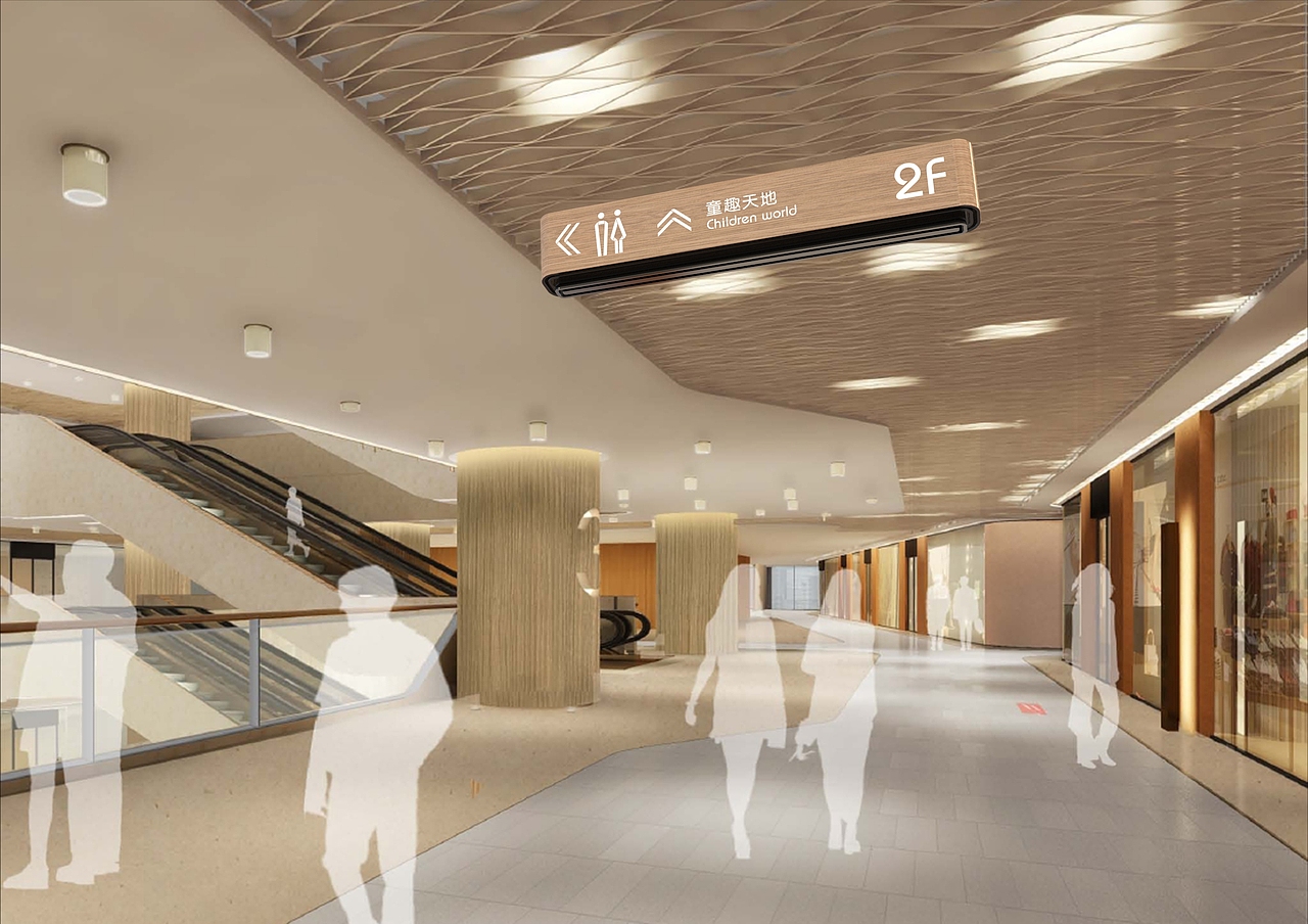 上海金鹰国际购物中心标识系统设计