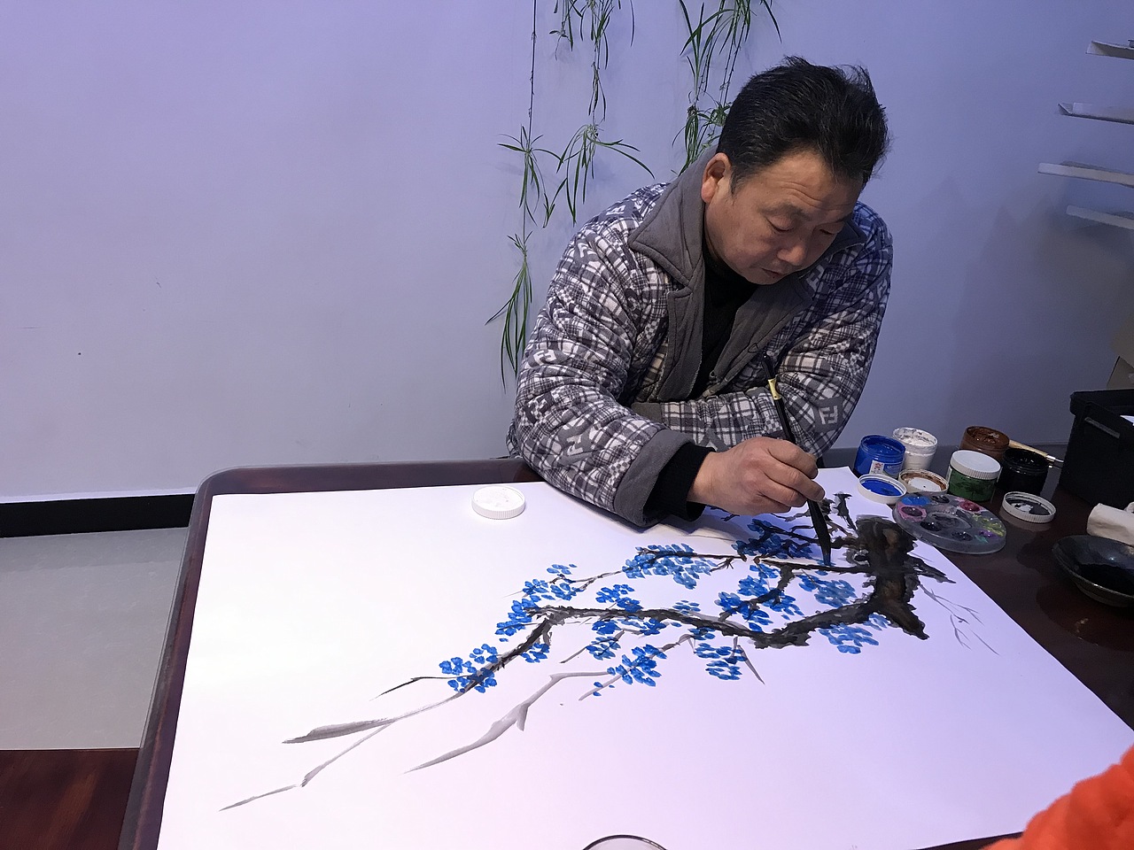 手机摄影—中国画教学—梅花
