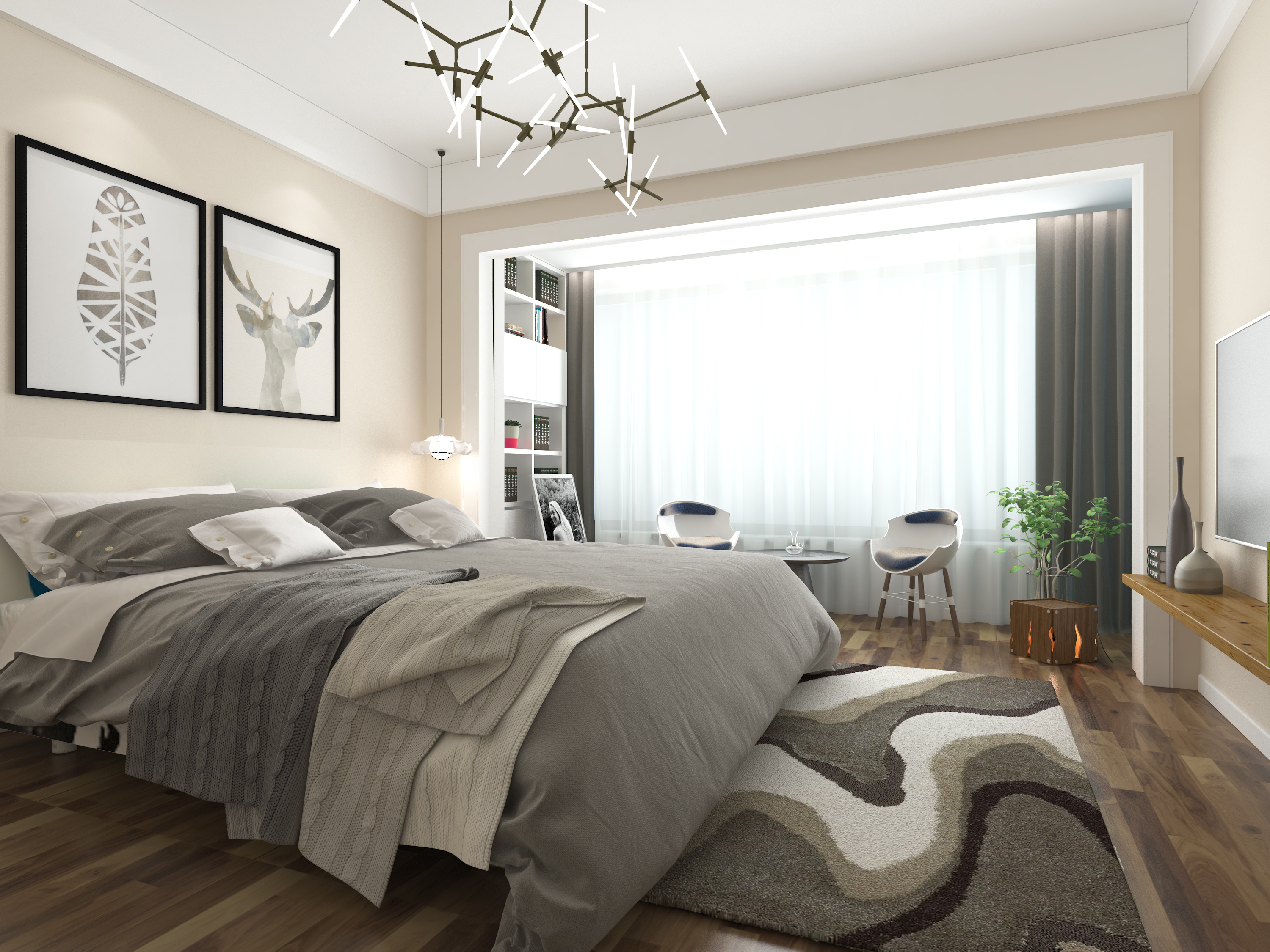 一套复式北欧风格