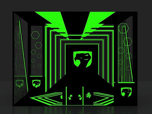 毒.科技展位（个人主页-ZNTQzOTc0NDQ=） - 其他空间 - 站酷设计师bin1234原创素材 - 站酷ZCOOL