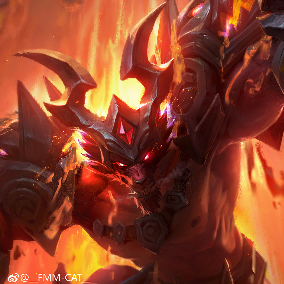 英雄联盟手游 地狱火 内瑟斯