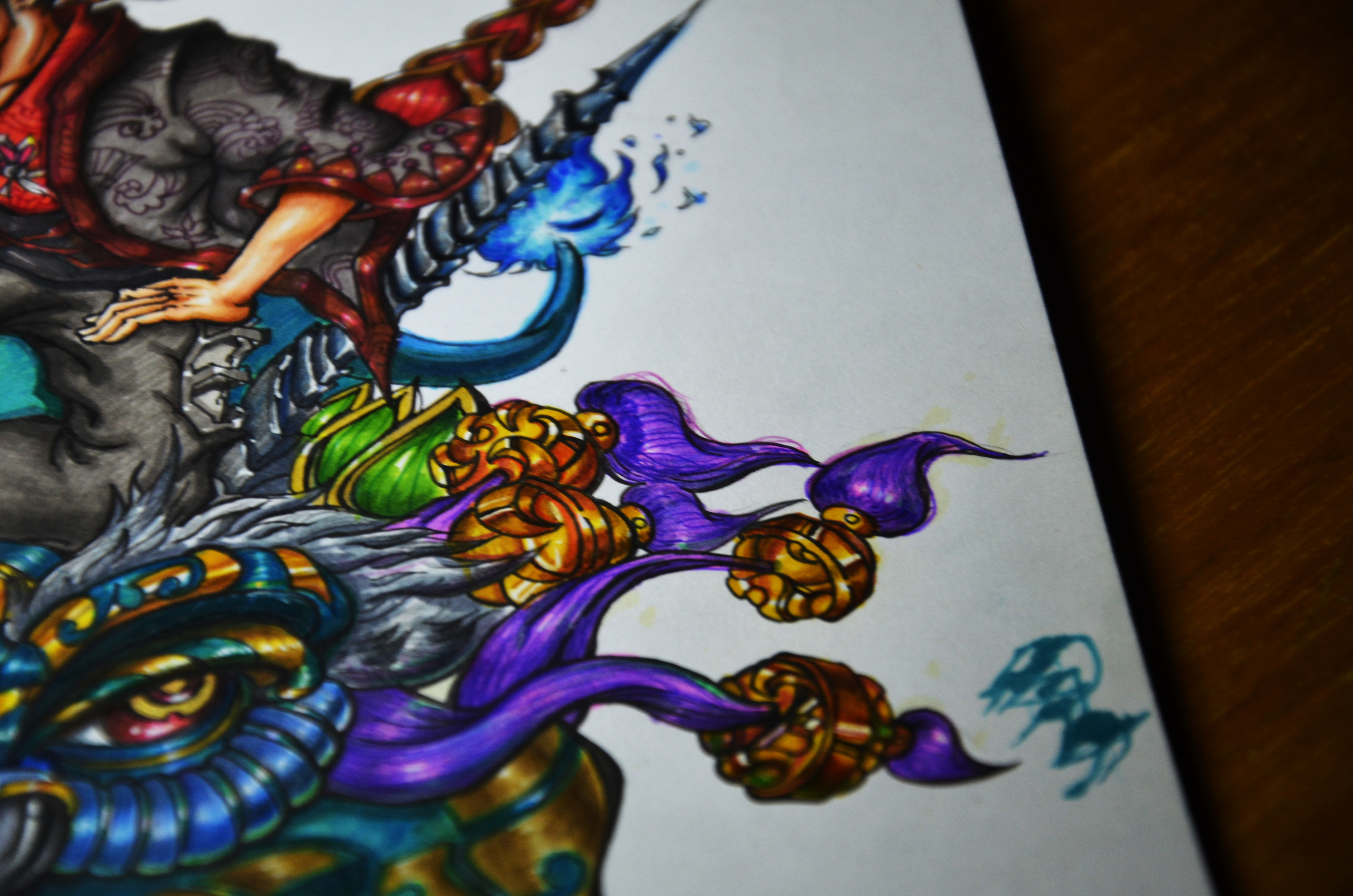 青狮|插画|插画习作|kkkkiva - 原创作品 - 站酷 (zcool)