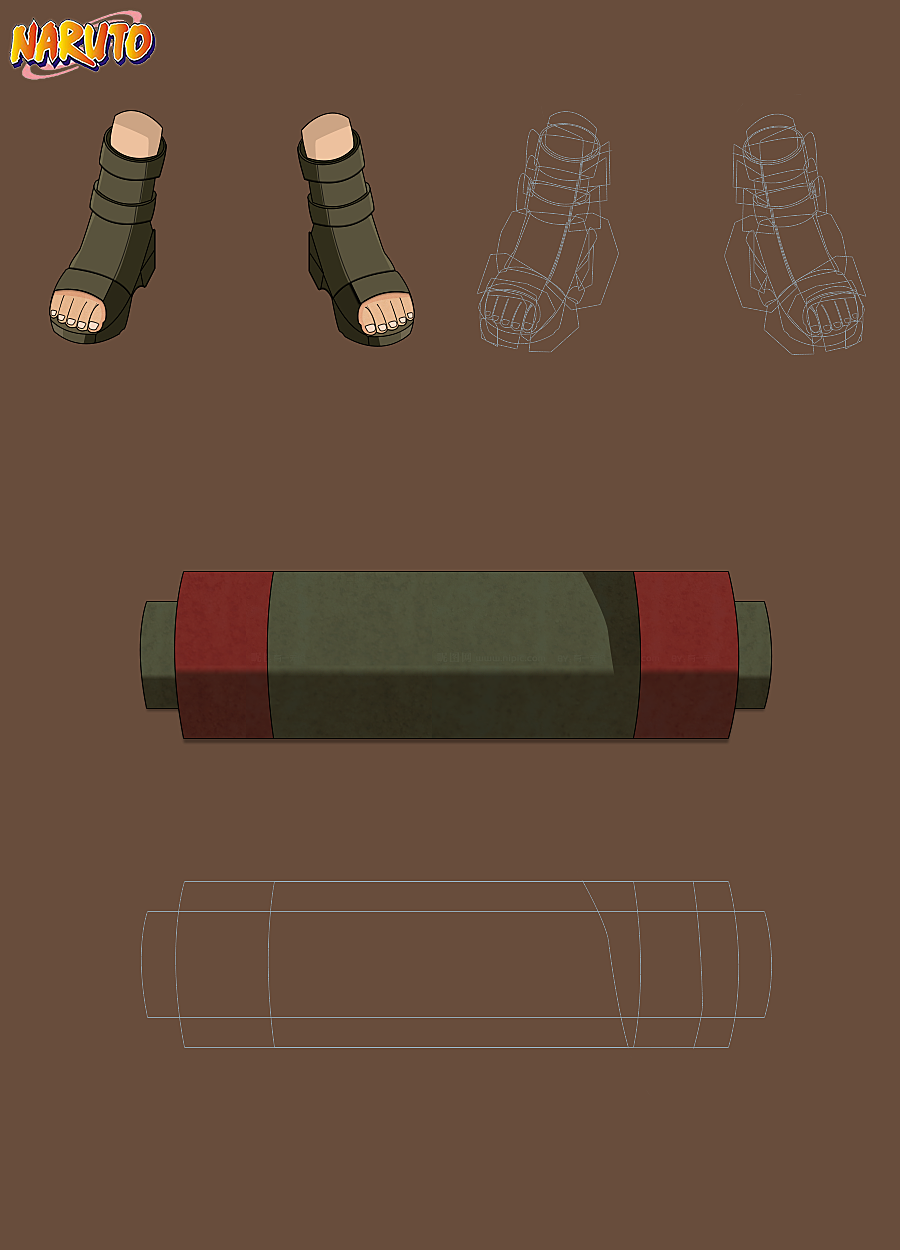 火影忍者人物画uzumakinaruto