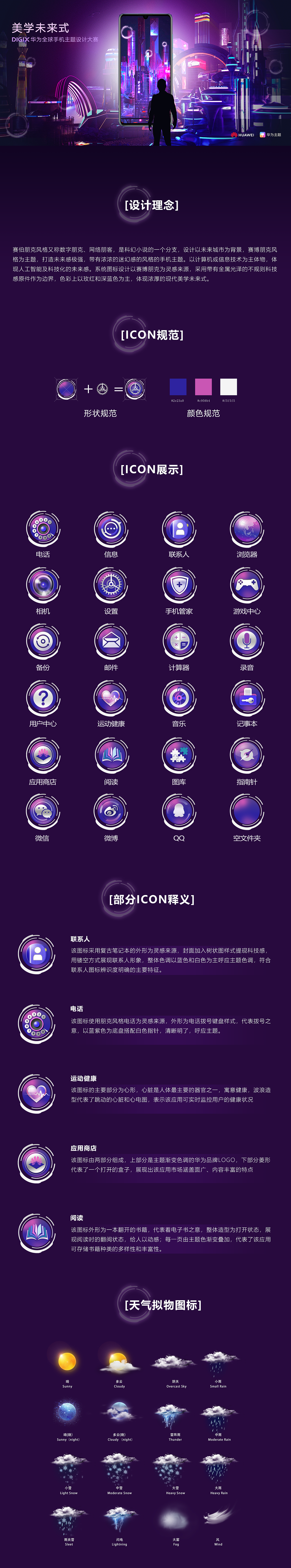 一套赛博朋克风格的图标设计（图ZMTgwODQ4MDI4） - 图标 - 站酷设计师词笙原创素材 - 站酷ZCOOL