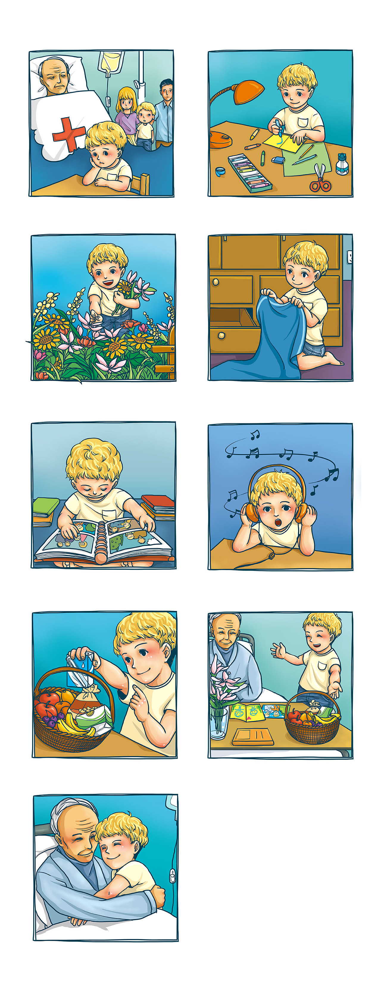 儿童英文故事书插画|插画|商业插画|我是长长 - 原创作品 - 站酷 (ZCOOL)