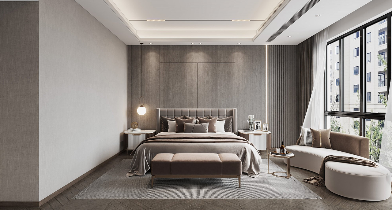 效果图案例现代风格一套