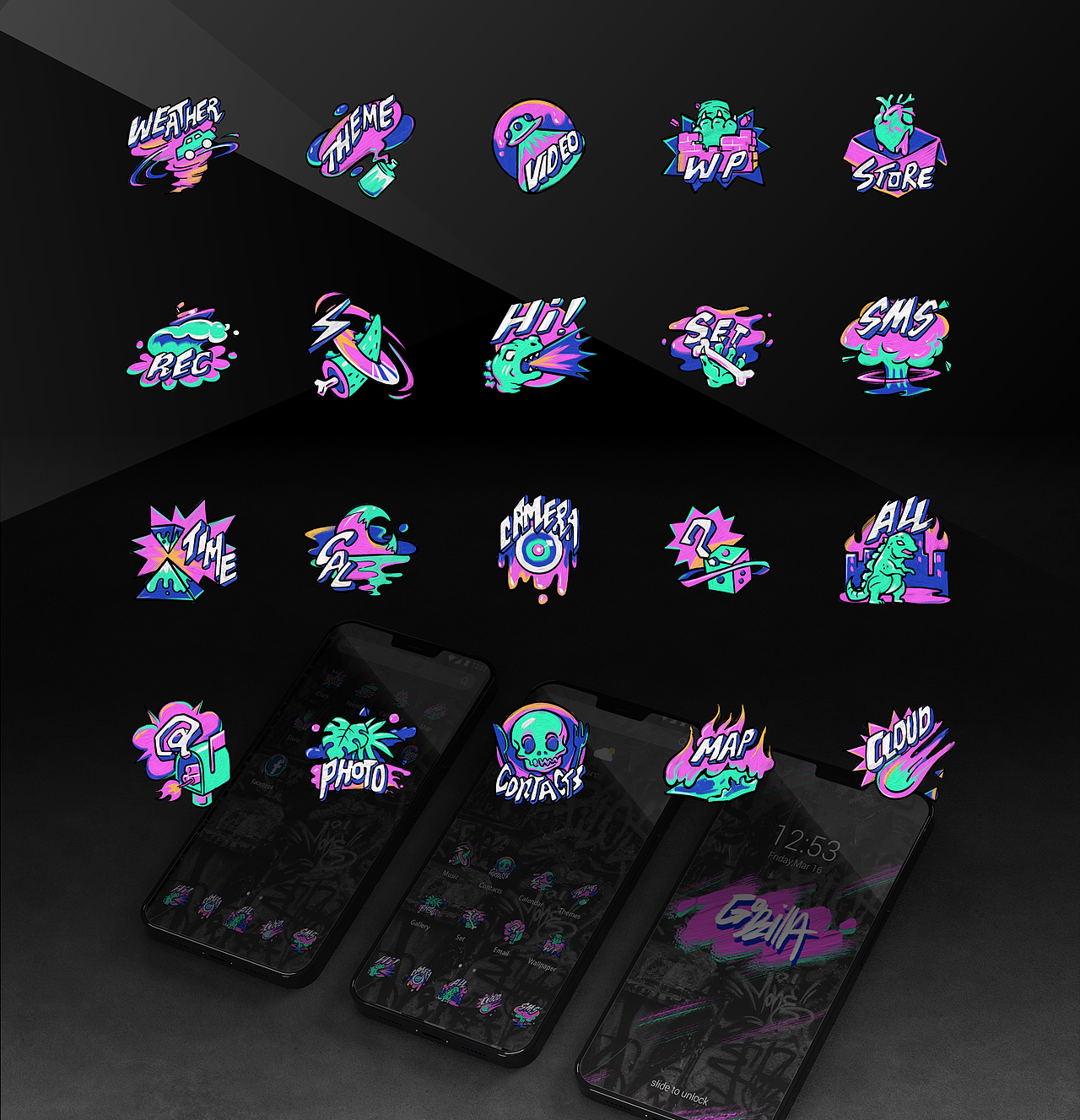 填空——小东西（图ZMjczNjc2MTEy） - 商业插画 - 站酷设计师近近原创素材 - 站酷ZCOOL
