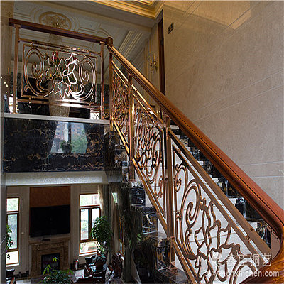 铝板雕刻整体楼梯护栏来图众钰定制（图ZMjY2NTkwMjI0） - 其他 - 站酷设计师众钰屏风护栏原创素材 - 站酷ZCOOL