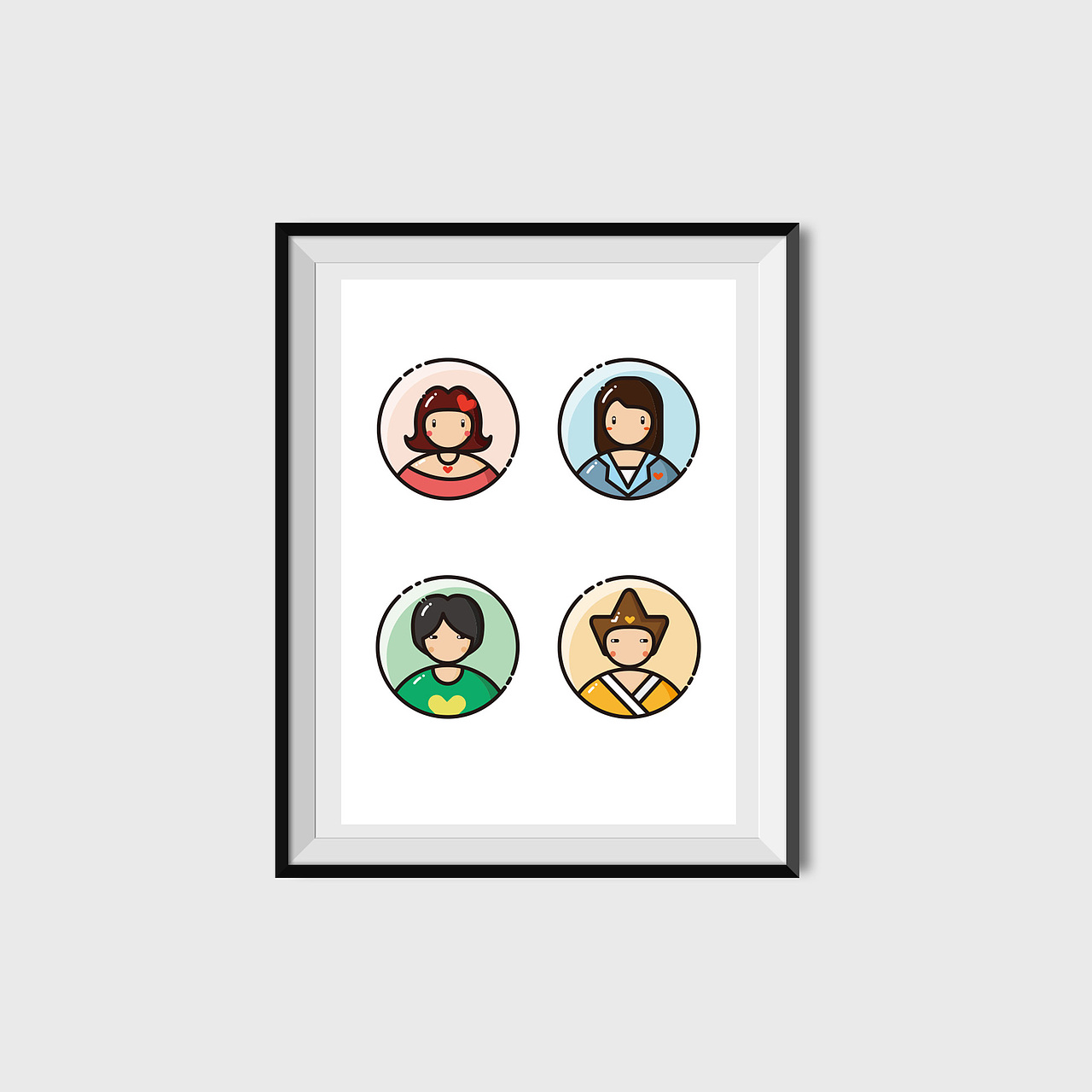 平面化小頭像（圖ZNzA4NjIwNjA=） - 圖案 - 站酷設(shè)計(jì)師打死不吃黃瓜原創(chuàng)素材 - 站酷ZCOOL