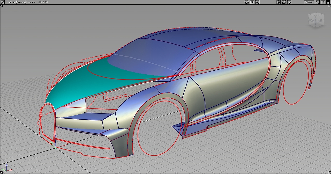 布加迪-chiron“曲线的艺术”--Alias效果图建模教程（图ZOTM3OTUyODA=） - 交通工具 - 站酷设计师Adleyou原创素材 - 站酷ZCOOL