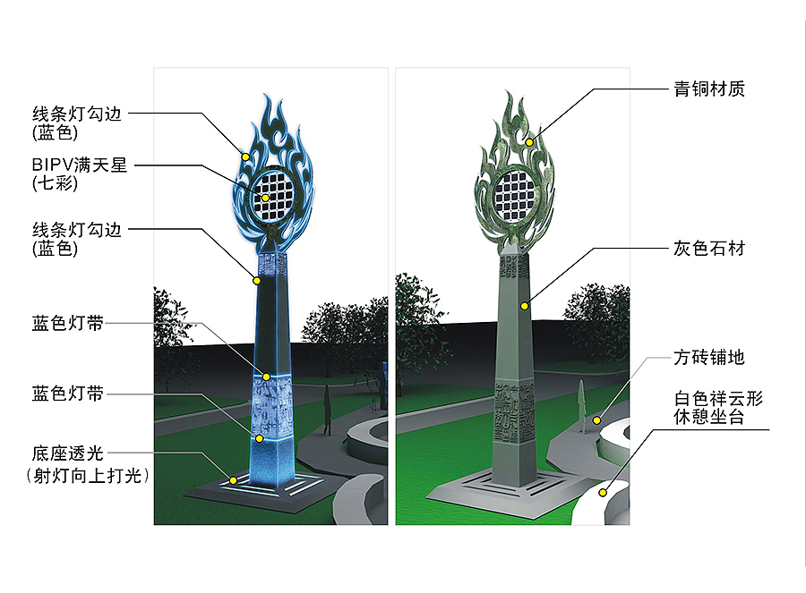 太阳能雕塑三维效果图（图ZODMxMTM5Njg=） - 其他三维 - 站酷设计师亞蘭原创素材 - 站酷ZCOOL