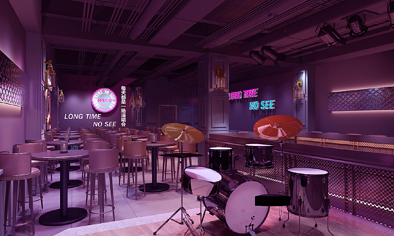 厦门好久不见酒吧空间设计 x PongoDesign_琮一品牌设计公司-站酷ZCOOL