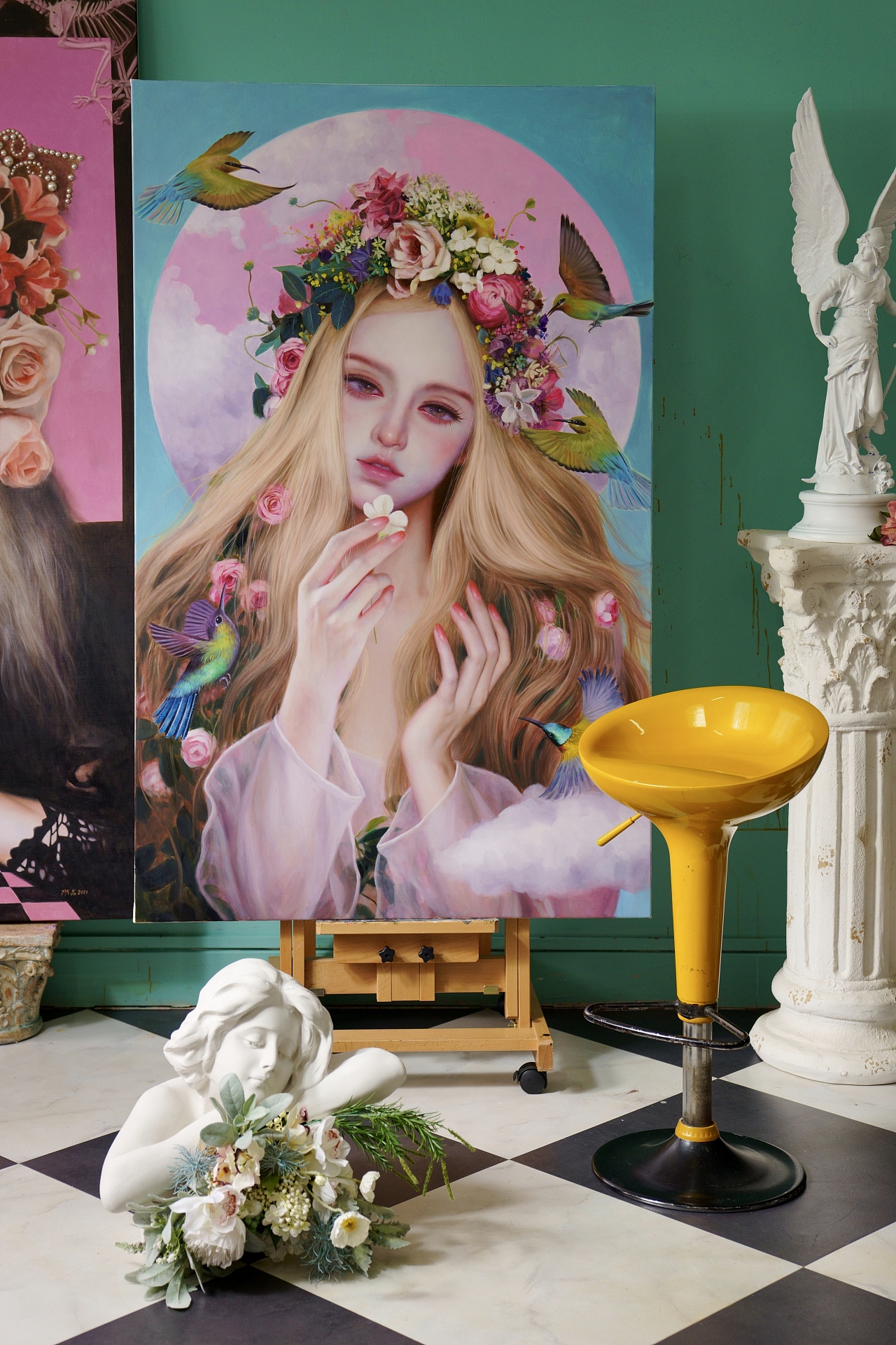 何水晶作品《乐园》（图ZMjc5NDIxNDcy） - 绘画 - 站酷设计师何水晶原创素材 - 站酷ZCOOL