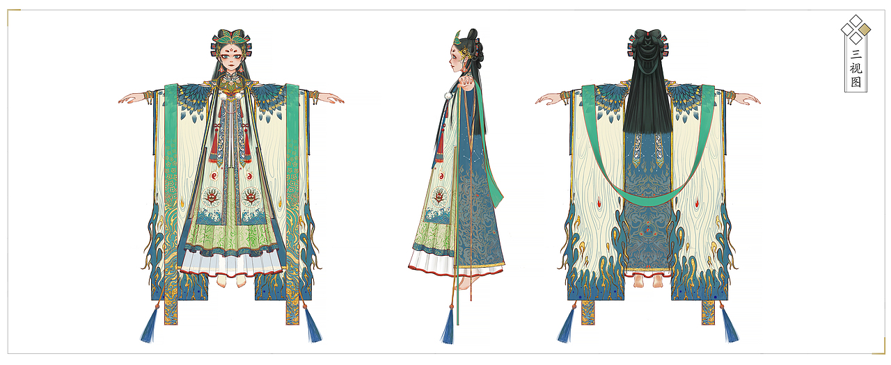 阴阳师百绘罗衣 花鸟卷——澜星琉璃(图ZMjY1MzM0MDk2) - 概念设定 - 站酷设计师東夏卿卿原创素材 - 站酷ZCOOL