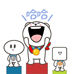 猫与熊之奥运小白