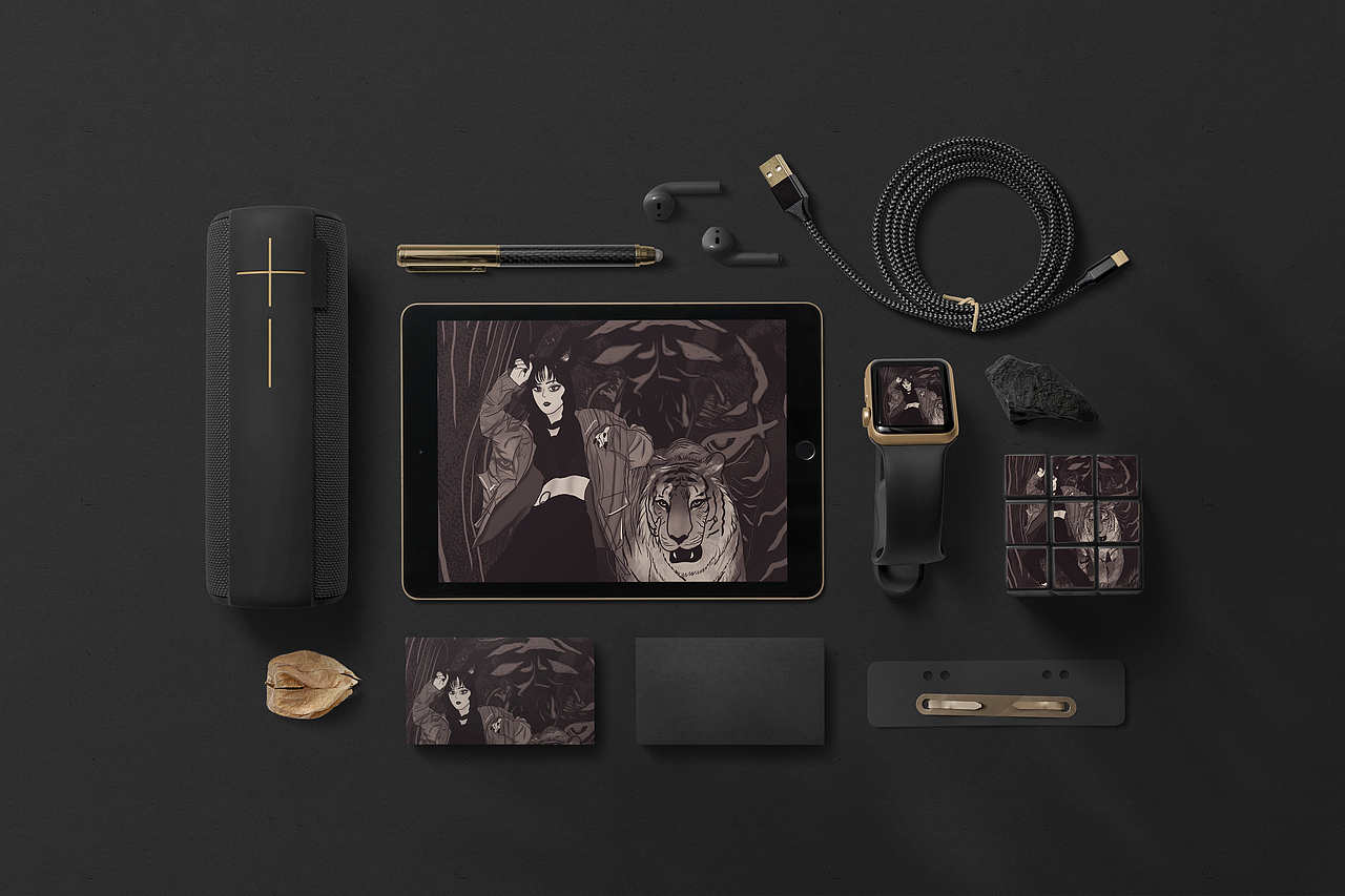 生肖女孩（图ZMjEyMjg0Mjky） - 包装 - 站酷设计师cici阿九原创素材 - 站酷ZCOOL