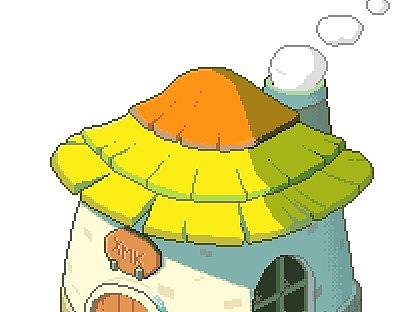 童话像素小屋打卡