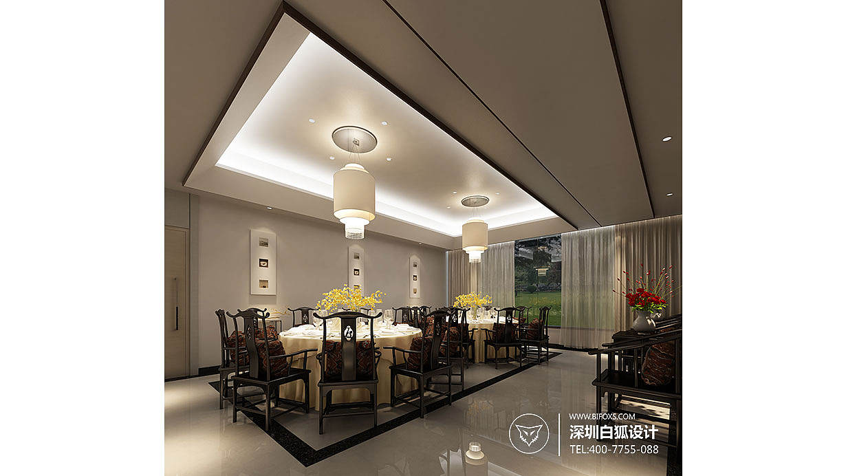 餐饮设计|简约创意餐厅设计|餐饮空间设计(图ZMTE1NjgzMTM2) - 建筑设计 - 站酷设计师深圳白狐工业设计原创素材 - 站酷ZCOOL