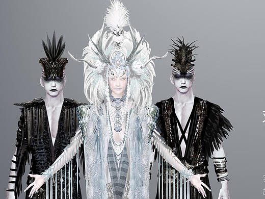 《鲛珠传》羽人祭祀  初步概念设计