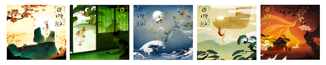 西游绘本（图ZMjMzMzgxMzQw） - 绘本 - 站酷设计师肖楚杰Jasper原创素材 - 站酷ZCOOL