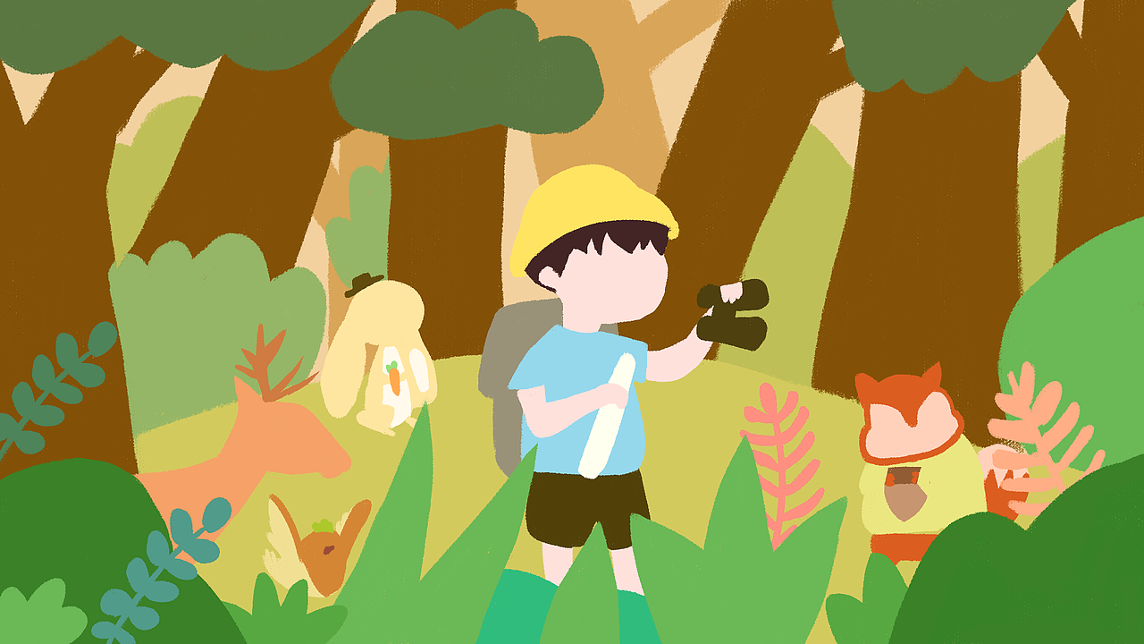 儿童插画-森林篇