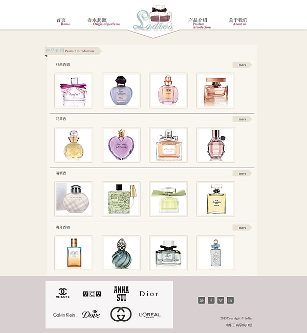 产品列表,上传图片时进行分类,从数据库调取图片。