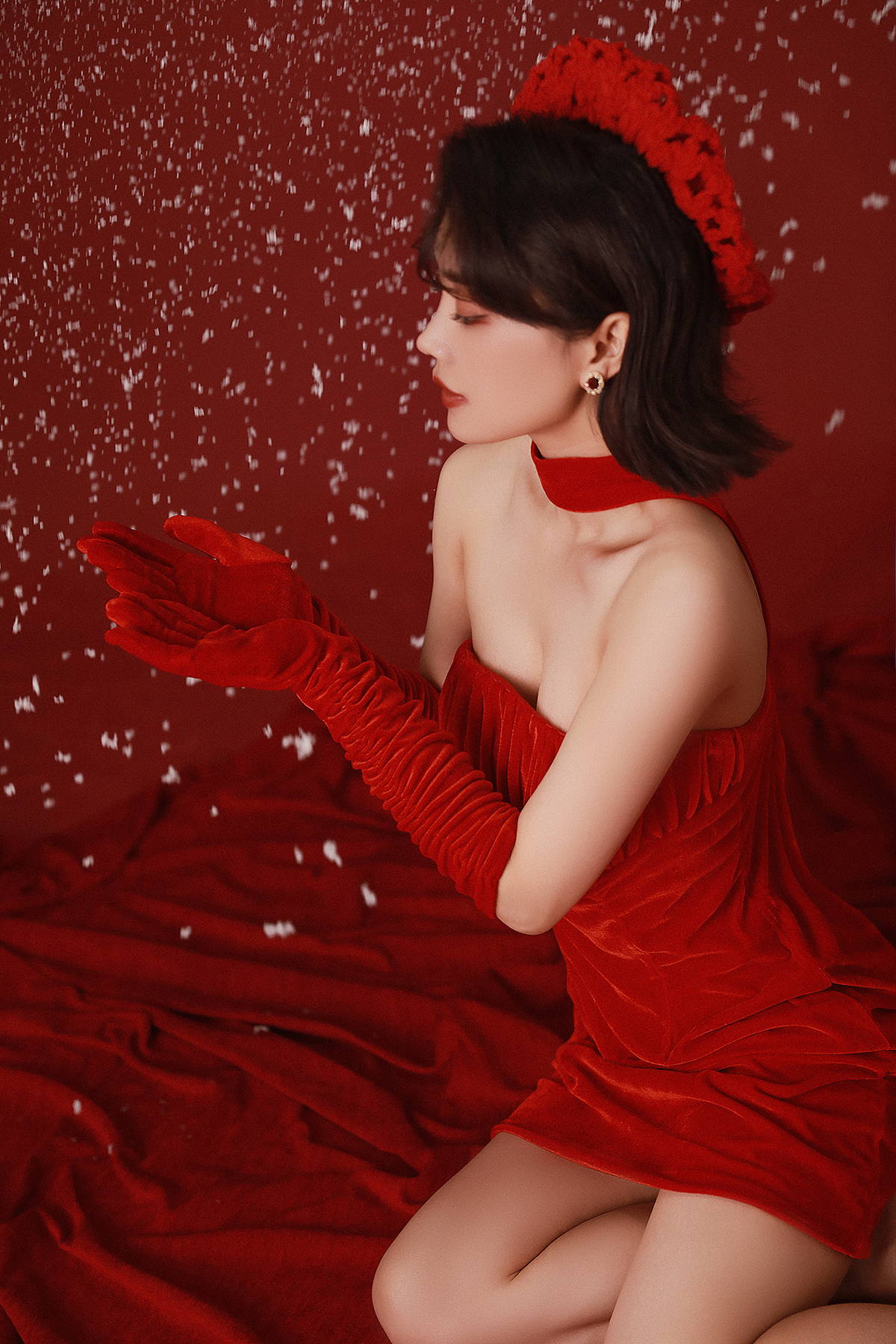 什么样的春节美照才能镇住朋友圈？红色写真绝对是首选（图ZMjg1NjgzNTUy） - 其他摄影 - 站酷设计师伊娃摄影原创素材 - 站酷ZCOOL