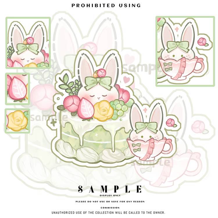 甜品小动物稿件展示2（图ZMzQ5MTEyNTc2） - 商业插画 - 站酷设计师廖卫屑屑人原创素材 - 站酷ZCOOL