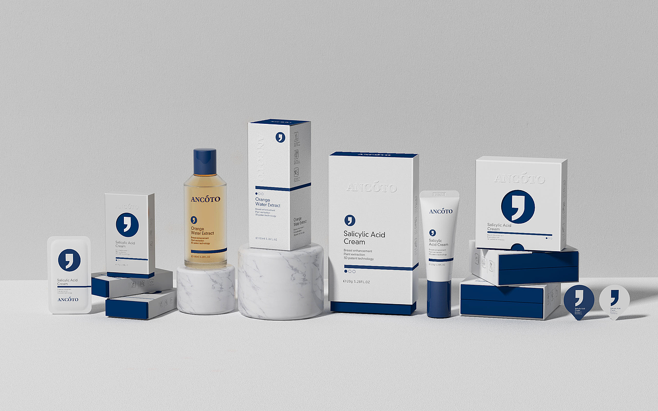 化妆品品牌logo及系列产品包装设计