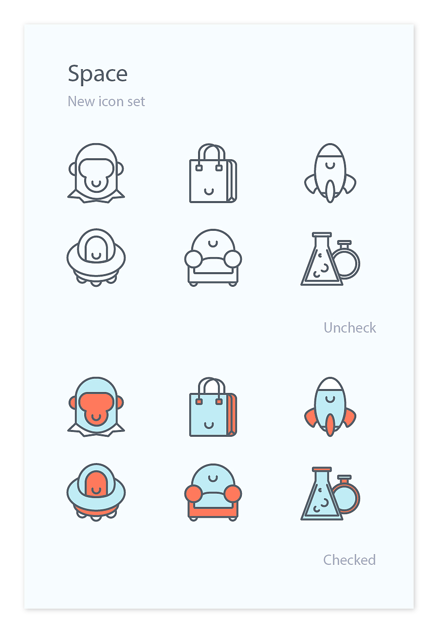 Space icon set（图ZNTk2NDk3NzI=） - 图标 - 站酷设计师蔡鸟不菜原创素材 - 站酷ZCOOL