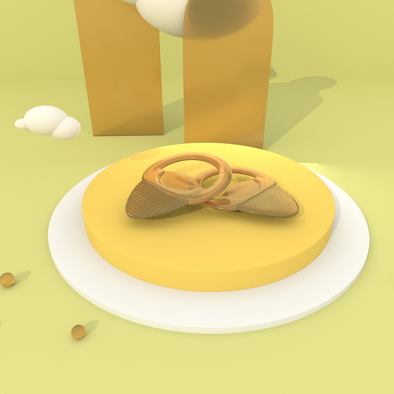 婴儿牙胶场景设计（图ZMjc3NjcyMjk2） - 生活用品 - 站酷设计师今天心情原创素材 - 站酷ZCOOL