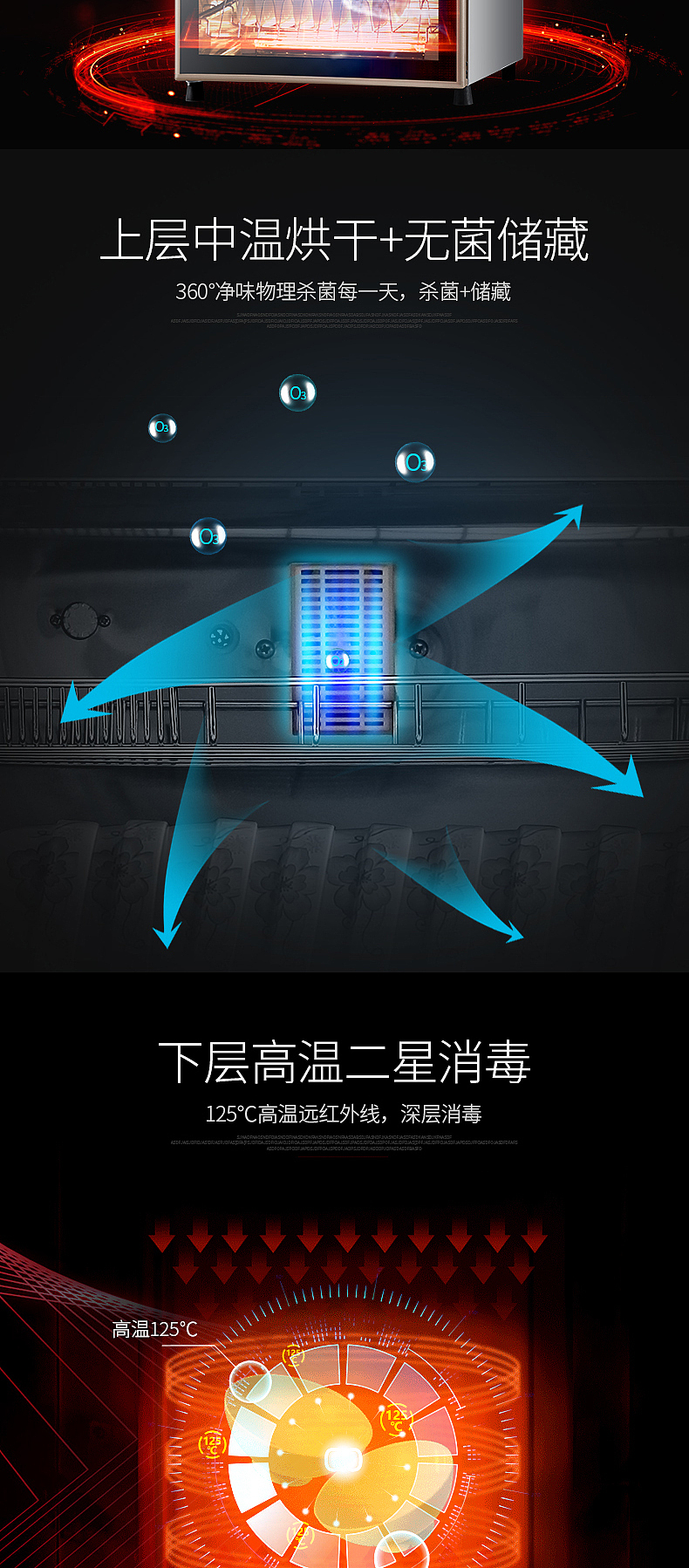 立式消毒柜详情