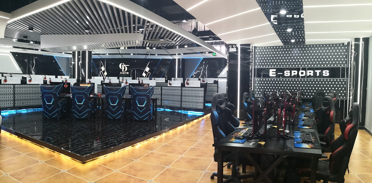 全西安最高端网咖电竞馆设计装修效果实景视频_方鸣