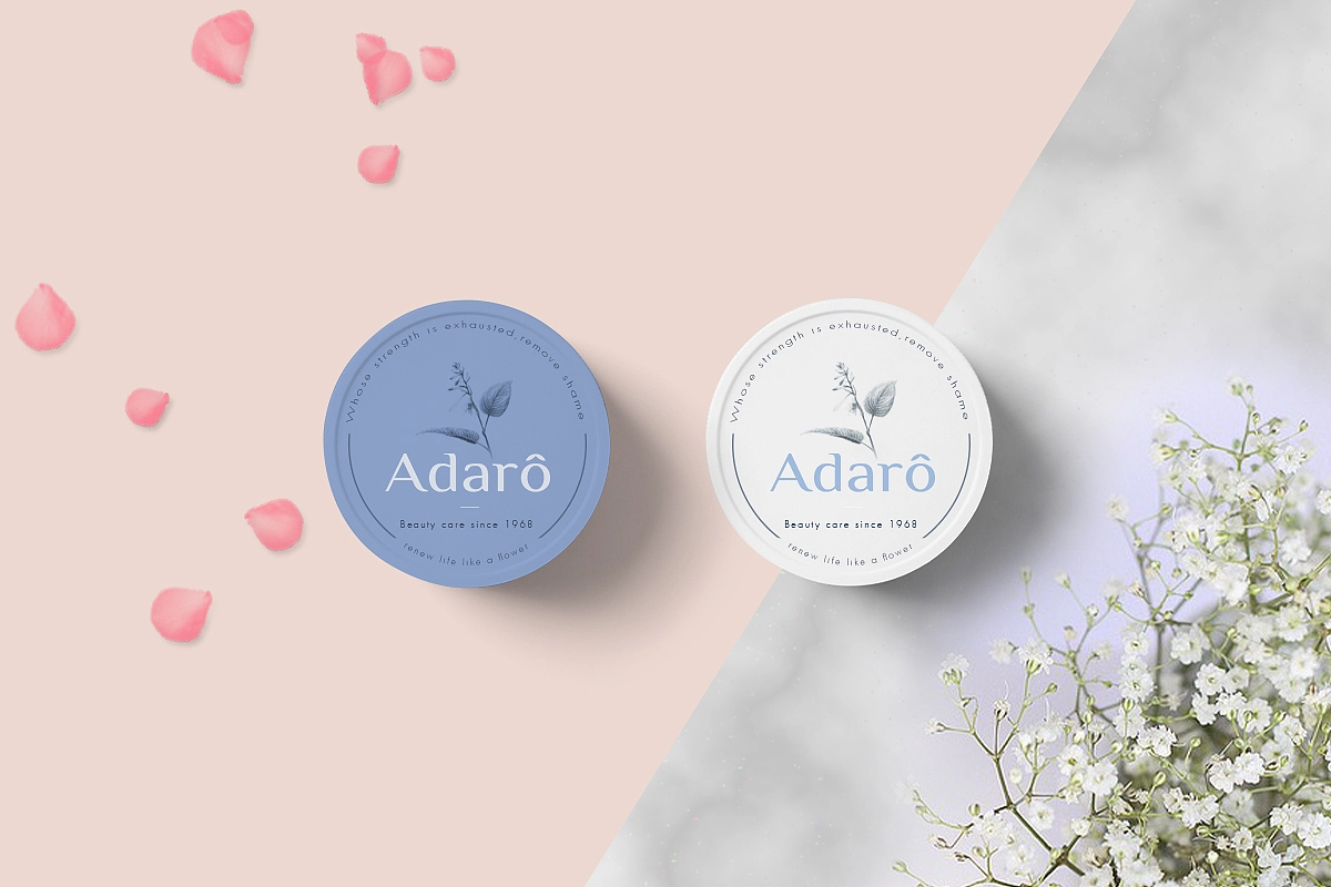 两个品牌Logo设计-玻璃/化妆品