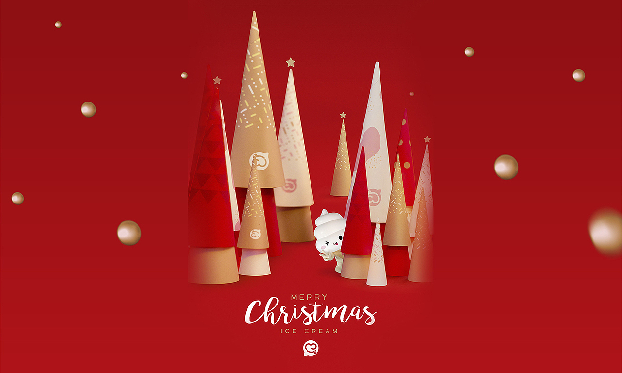 蜜雪冰城 圣诞海报视觉设计